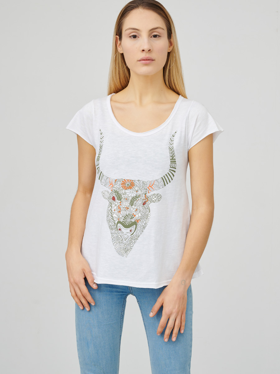 U-NECK T-SHIRT FULLNESS - inspira